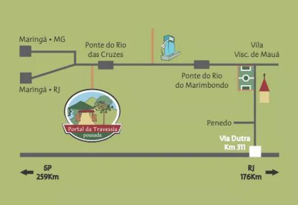 ויסקונדה דה מאווה Pousada Sitio Portal Da Travessia מראה חיצוני תמונה
